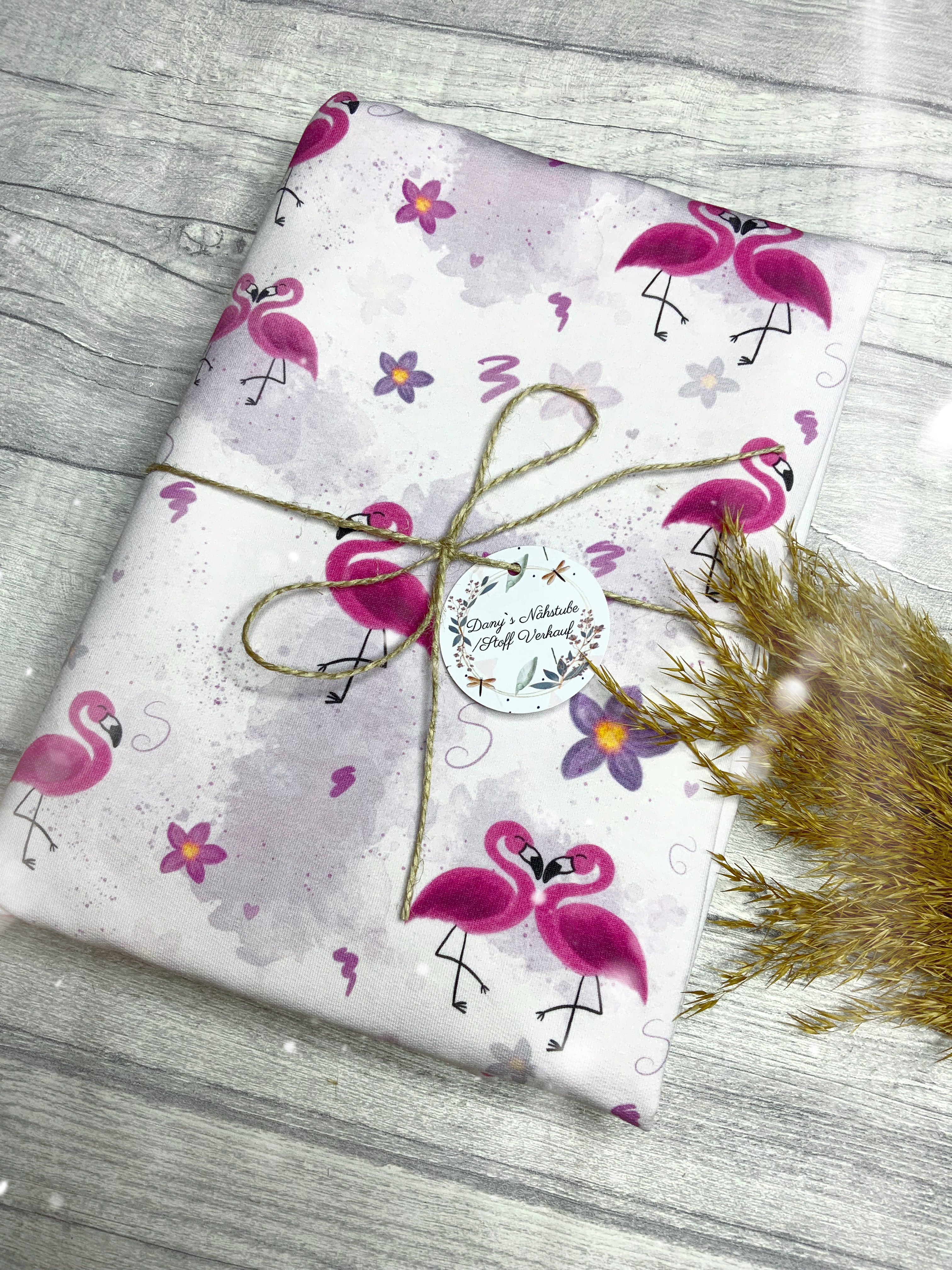 Flamingo Stoff Eigenproduktion Dauervorbestellung